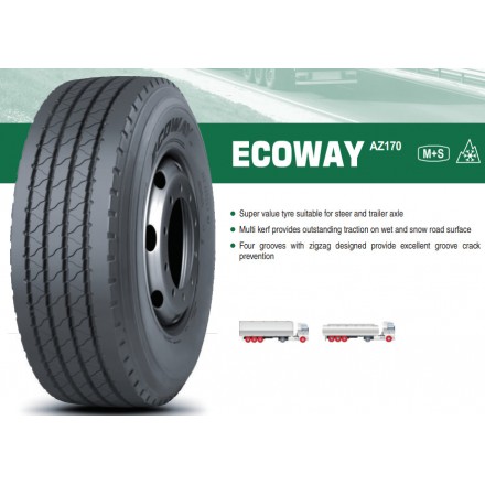 Anvelope VARA 385/65 R22.5 160K BISON AZ170