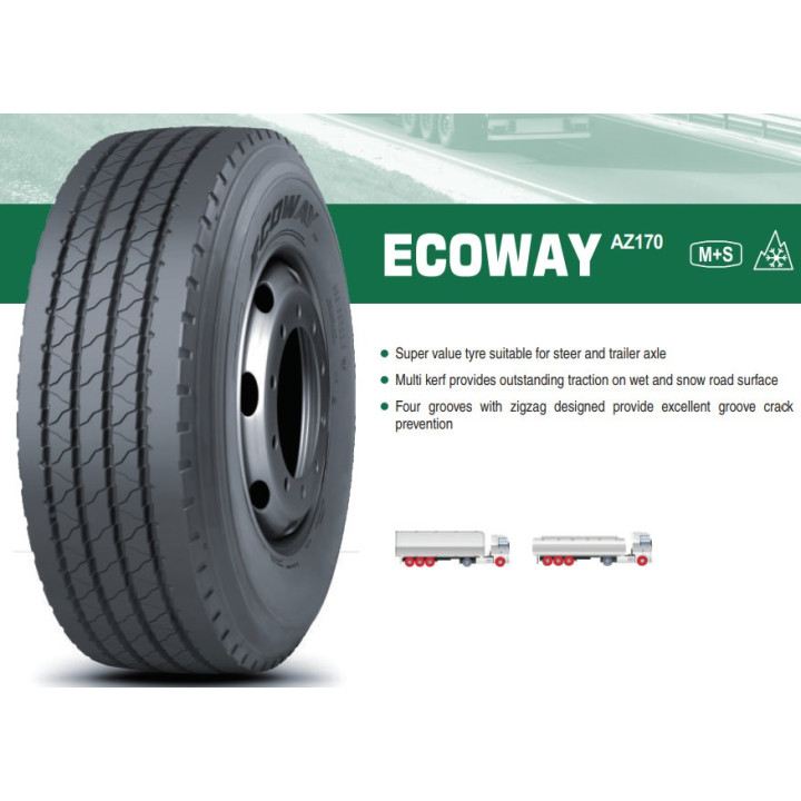 Anvelope VARA 385/65 R22.5 160K BISON AZ170