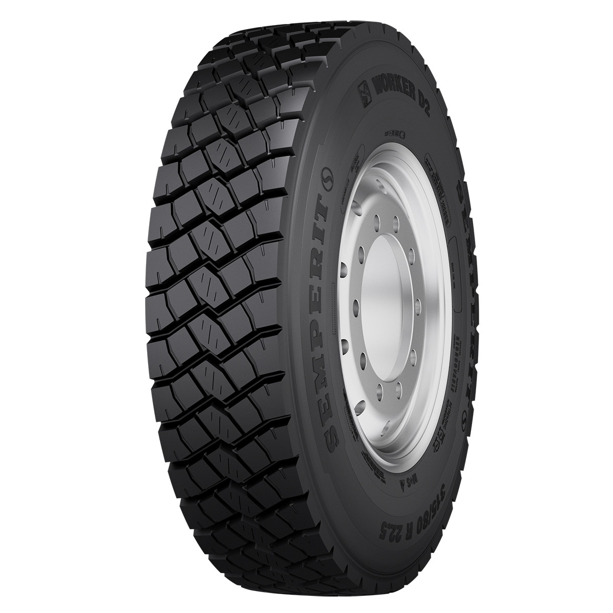 Anvelope VARA 13/80 R22.5 156/150K SEMPERIT WORKER D2 EU LRJ