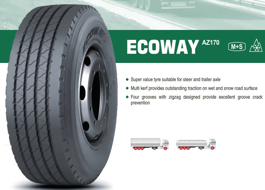 Anvelope VARA 385/65 R22.5 160K BISON AZ170
