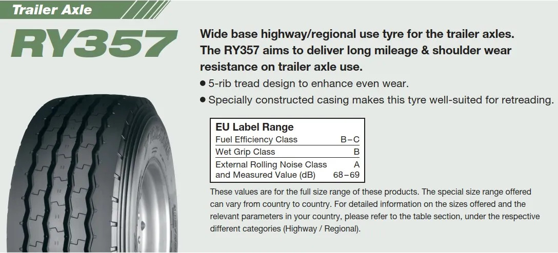 Anvelope VARA 385/65 R22.5 164K YOKOHAMA RY357